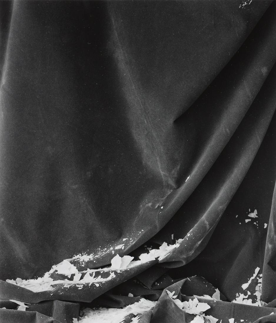 JAMES WELLING (1951- ) The Waterfall.: JAMES WELLING (1951- ) The Waterfall. Silver print, the image measuring 7¾x6 inches (19.7x16.8 cm.) , the sheet 10x8 inches (25.4x20.3 cm.) , with Welling's initials, title, date, and edition not