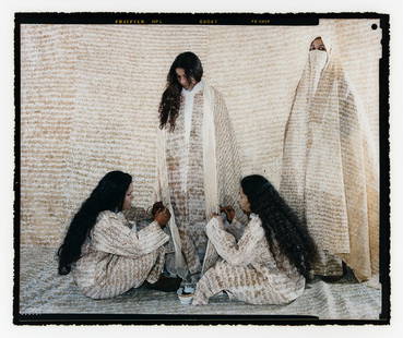 LALLA ESSAYDI (1956- ) Converging Territories #13.: LALLA ESSAYDI (1956- ) Converging Territories #13. Chromogenic print, the image measuring 29x35 inches (73.7x88.9 cm.) , the sheet 32x38 inches (81.3x96.5 cm.) , face mounted to acrylic and flush moun