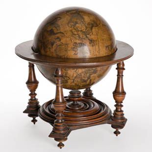 (GLOBES.) Giuseppe de Rossi; after Jodocus Hondius.: A FINE EARLY SEVENTEENTH-CENTURY ITALIAN CELESTIAL GLOBE. (GLOBES.) Giuseppe de Rossi; after Jodocus Hondius. Globus Coelest, in quo stellae fixæ omnes quæ a N. Viro Tychone Brahe suma cura