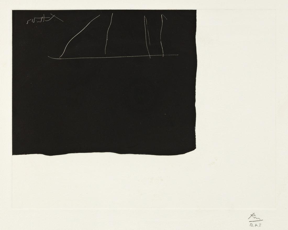 ROBERT MOTHERWELL Black Flag. (1 of 1)