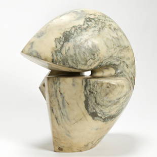 ANDRÉ BLOC Sans titre.: ANDRÉ BLOC Sans titre. Marble sculpture, 1959. 508x457x368 mm; 20x18x14½ inches.Ex-collection Otto Gerson, New York; Marlborough-Gerson Gallery, New York; Marlborough Gallery, New York; priv