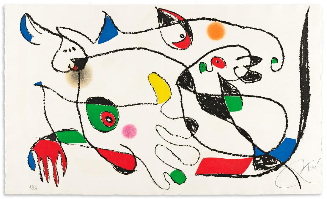 MIRO, JOAN and PRÉVERT, JACQUES. Adonides. (1 of 6)