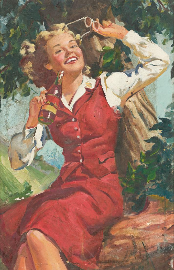 FREDERICK SANDS BRUNNER (1886-1954) Attributed to. RC (1 of 2)