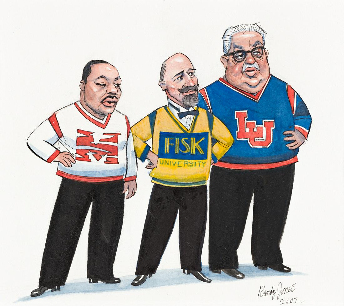 RANDY JONES (20th century) Martin Luther King, Jr., (1 of 1)