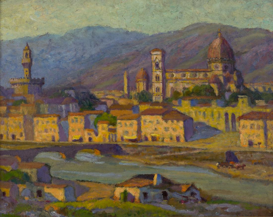 OLIVER JUDSON View of Florence * Church Interior. (1 of 3)