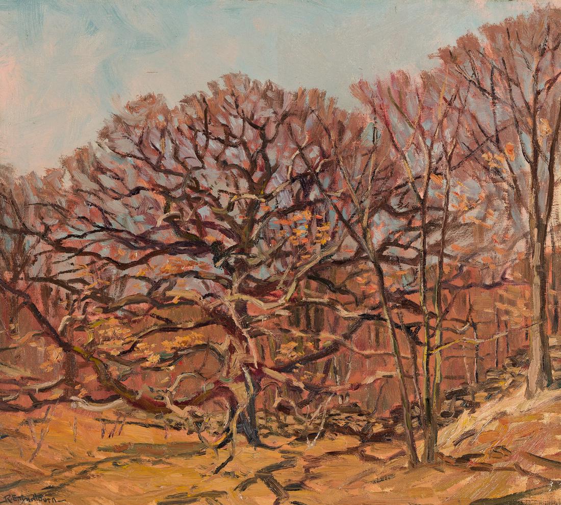 ROBERT EMMETT OWEN Autumn Landscape. (1 of 2)
