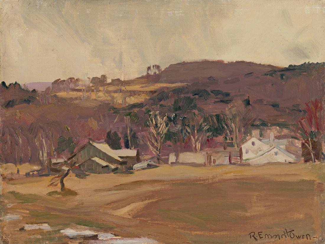 ROBERT EMMETT OWEN Gray Day at New Boston. (1 of 1)