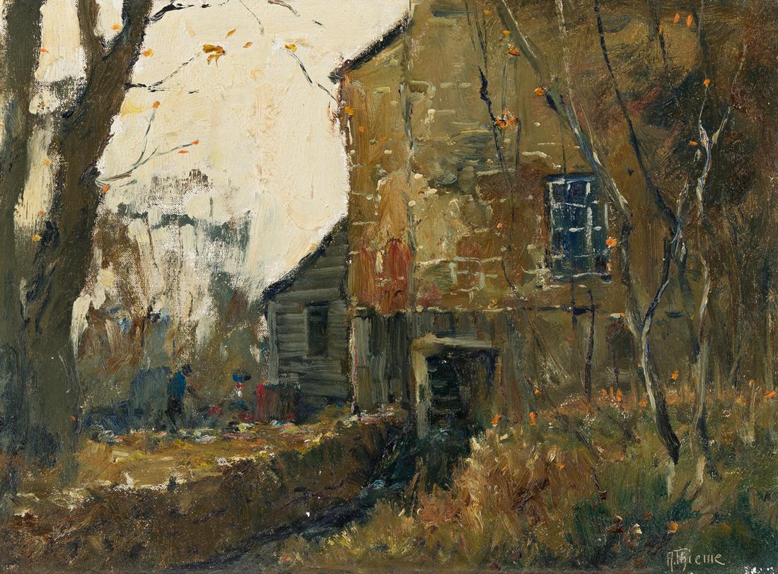 ANTHONY THIEME Old Mill, Storrs. (1 of 2)