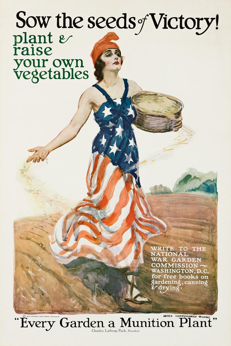 JAMES MONTGOMERY FLAGG (1870-1960).  SOW THE SEEDS OF (1 of 1)