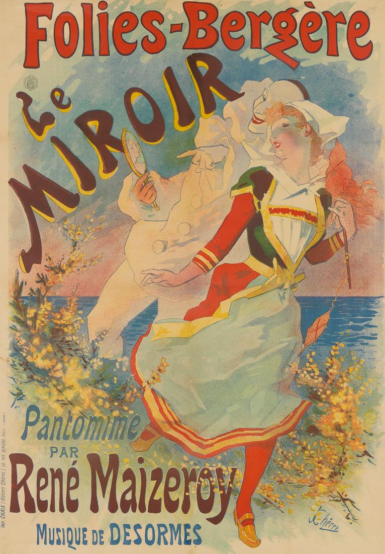 JULES CHÉRET (1836-1932).  FOLIES - BERGÈRE / (1 of 1)