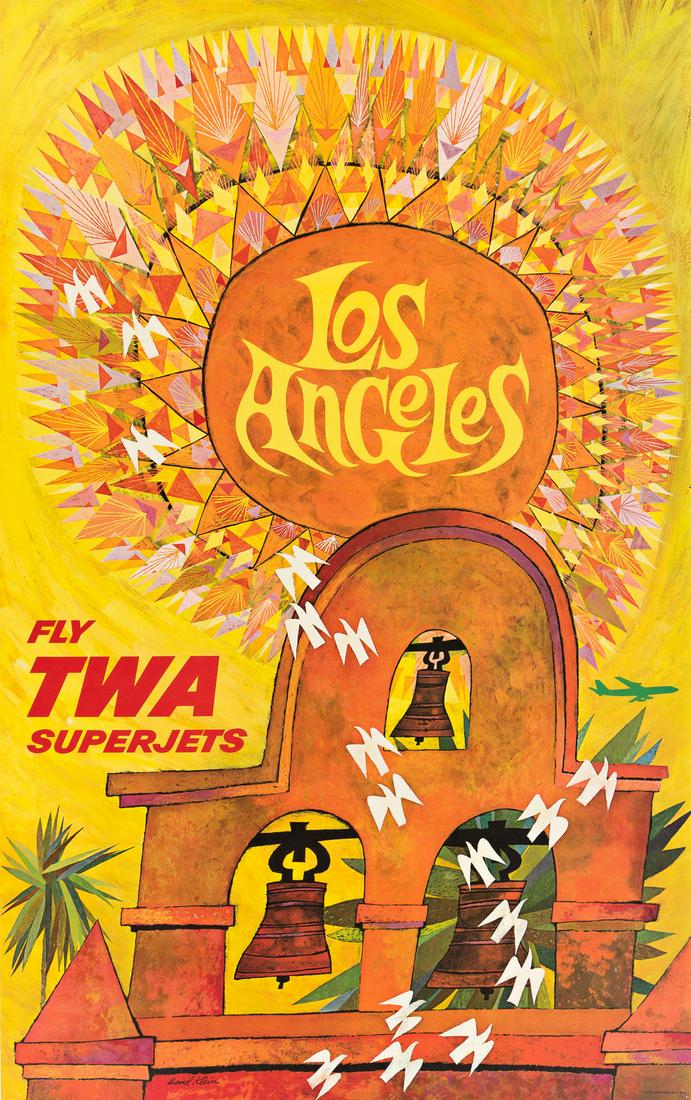DAVID KLEIN (1918-2005).  LOS ANGELES / FLY TWA (1 of 1)