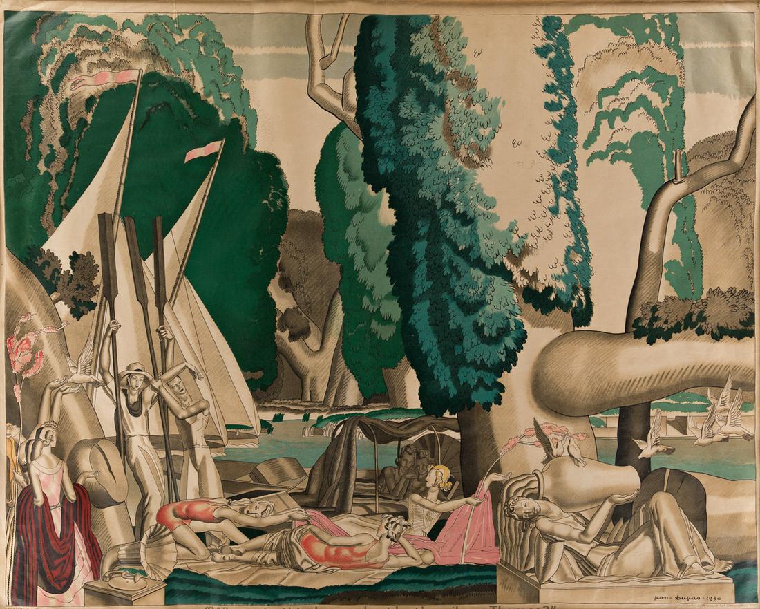 JEAN DUPAS (1882-1964).  "WHERE IS THIS BOWER BESIDE (1 of 1)