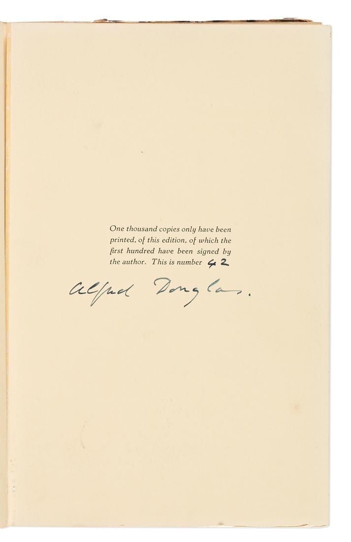 LORD ALFRED DOUGLAS (1870-1945) My Friendship with (1 of 2)