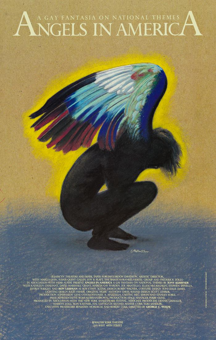 MILTON GLASER (1929-2020) Angels in America. (1 of 1)