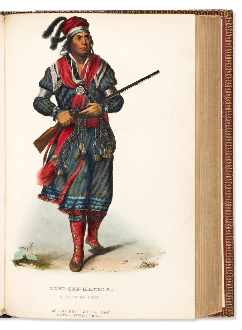 (AMERICAN INDIANS.) Thomas McKenney and James Hall. (1 of 2)