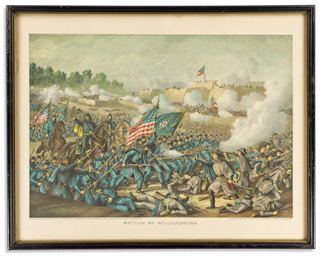 (CIVIL WAR.) Group of 7 Civil War prints (and a War of (1 of 1)