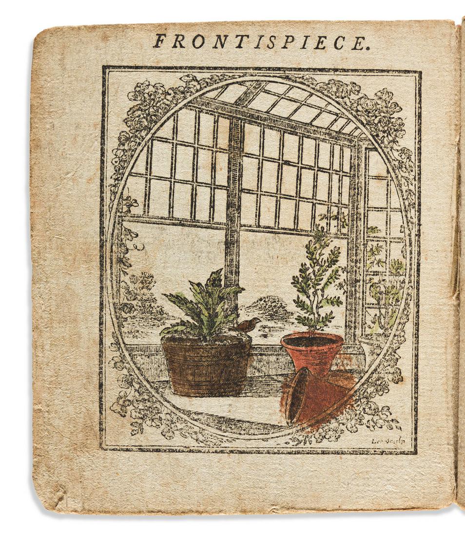 The Wren; or, the Fairy of the Green-House Consisting: The Wren; or, the Fairy of the Green-House Consisting of Song, Story, and Dialogue. London: Printed and Sold by John Marshall, at No. 4 Aldermary Church-Yard in Bow-Lane Cheapside, [1788].Small square