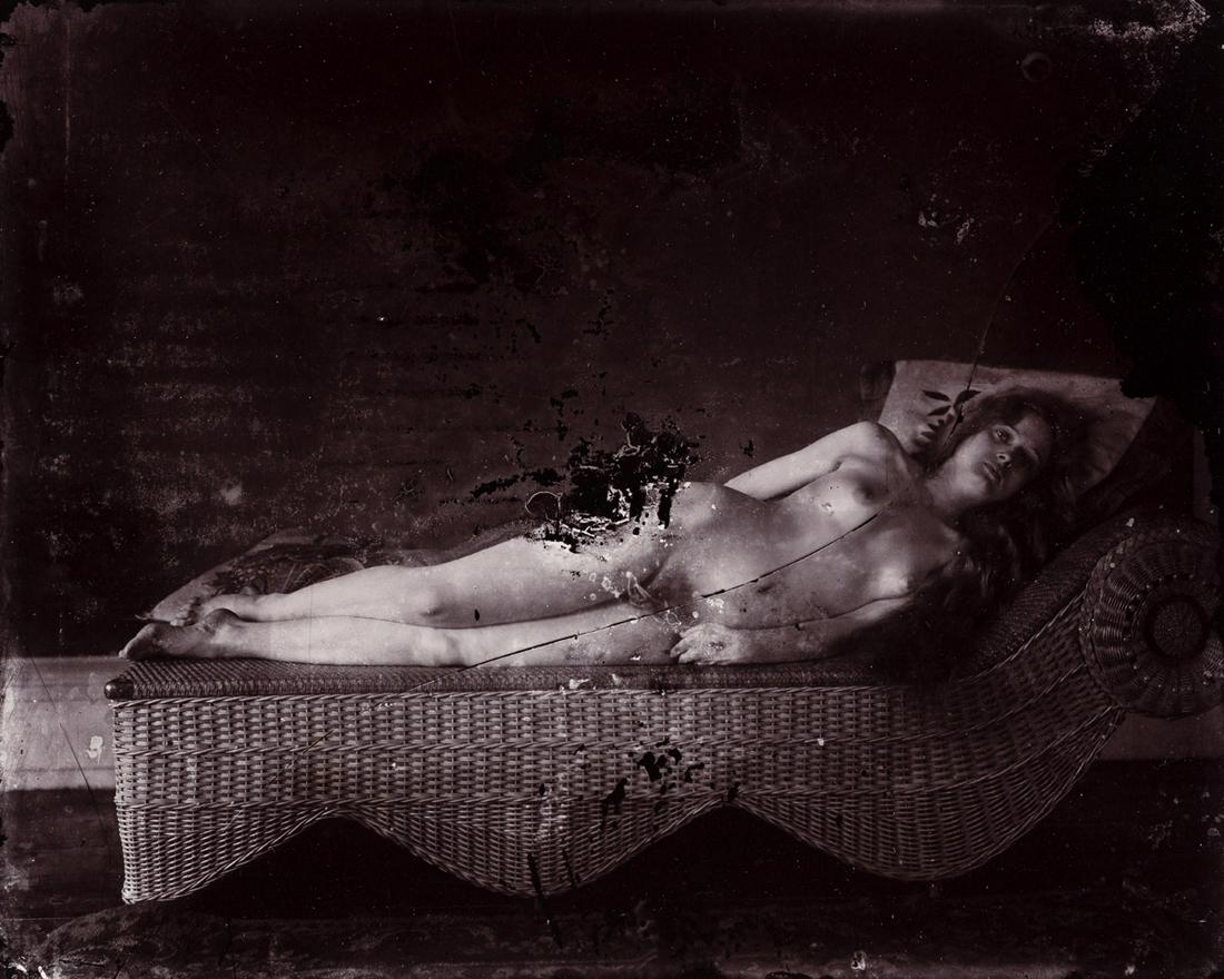 E.J. BELLOCQ (1873-1949)/LEE FRIEDLANDER (1934- ): E.J. BELLOCQ (1873-1949)/LEE FRIEDLANDER (1934- )Storyville portrait. Gold-toned printing-out paper print, the image measuring 8x10 inches (20.3x25.4 cm.), the mount 14x17 inches (35.6x43.2 cm.), with