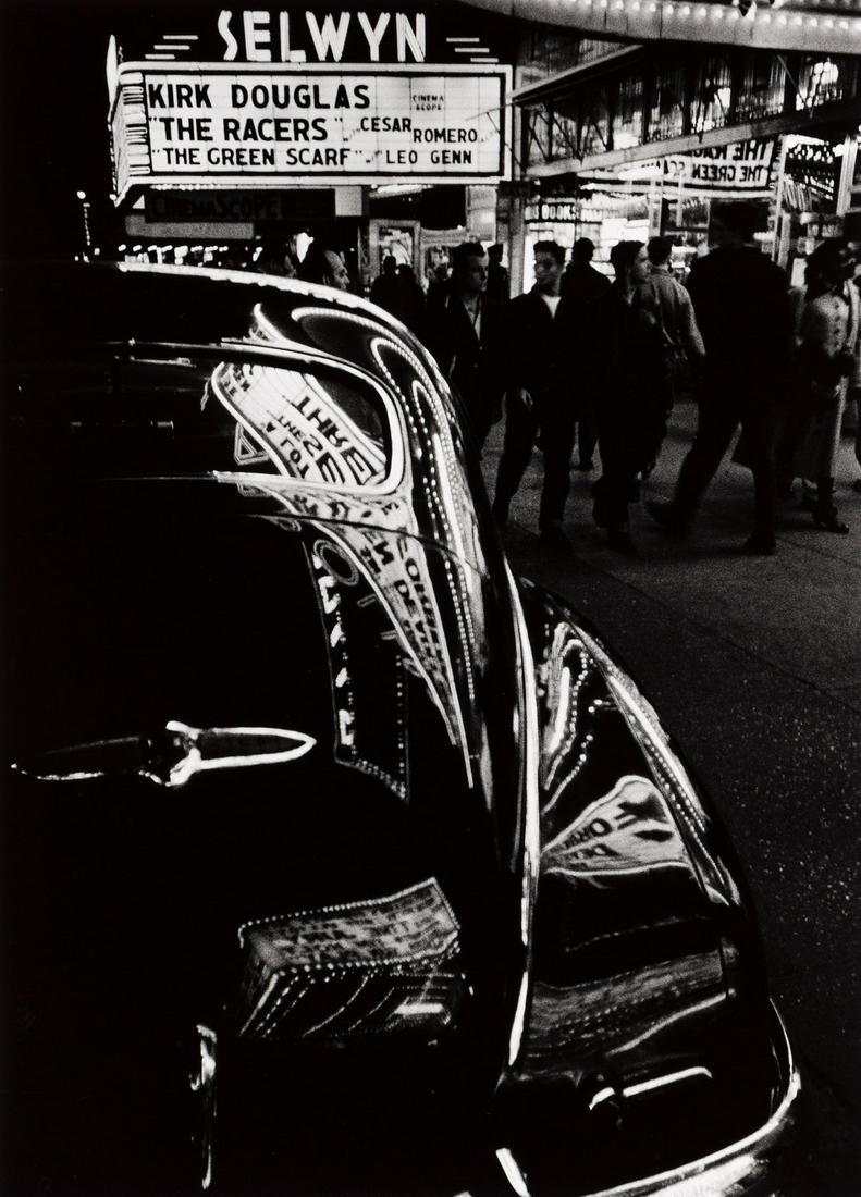 WILLIAM KLEIN (1928- ) Selwyn, 42nd Street, New York.: WILLIAM KLEIN (1928- )Selwyn, 42nd Street, New York. Silver print, the image measuring 13½x9 inches (34.3x25.1 cm.), the sheet 16x12 inches (40.6x30.5 cm.), with Klein's signature, title, and d