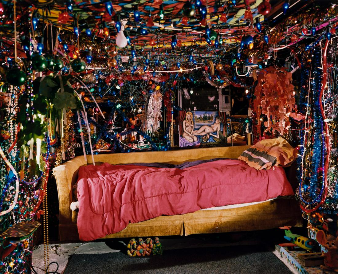 ALEC SOTH (1969- ) Herman's Bed, Kenner, LA.: ALEC SOTH (1969- )Herman's Bed, Kenner, LA. Chromogenic print, the image measuring 9½x11½ inches (24.1x29.2 cm.), the sheet 11x14 inches (27.9x35.6 cm.), with Soth's signature, date, and