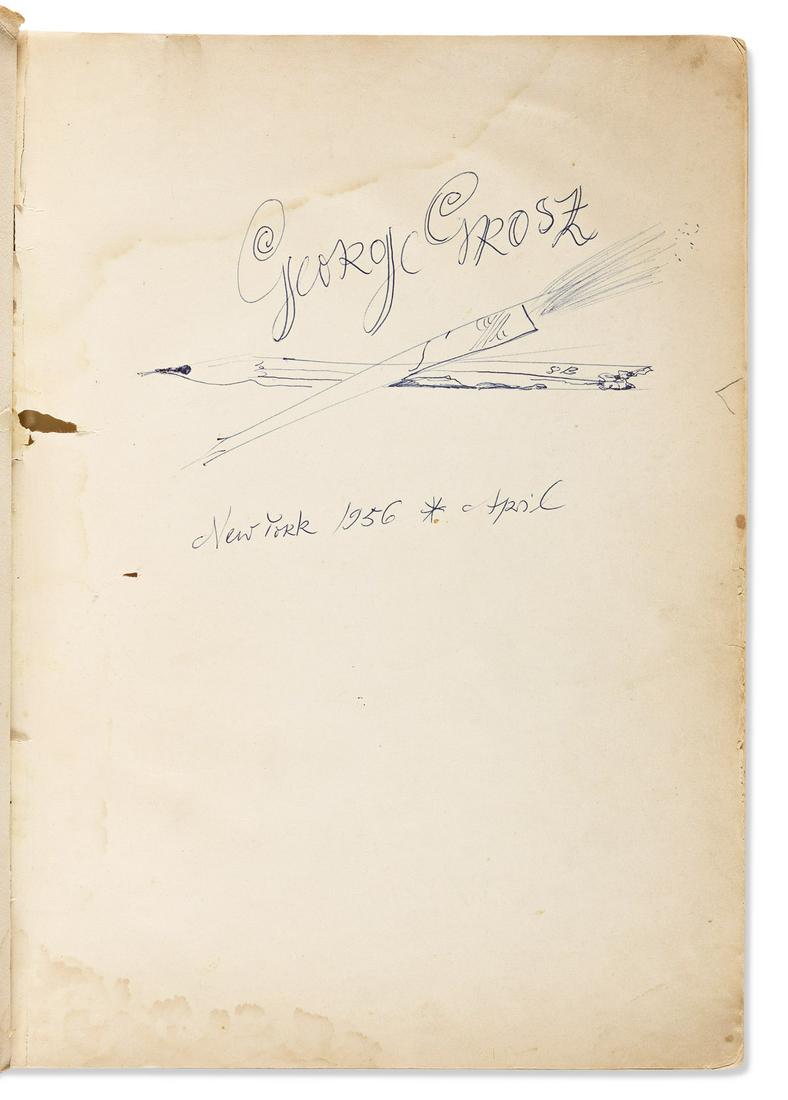 GROSZ, GEORGE. Ecce Homo. (1 of 4)