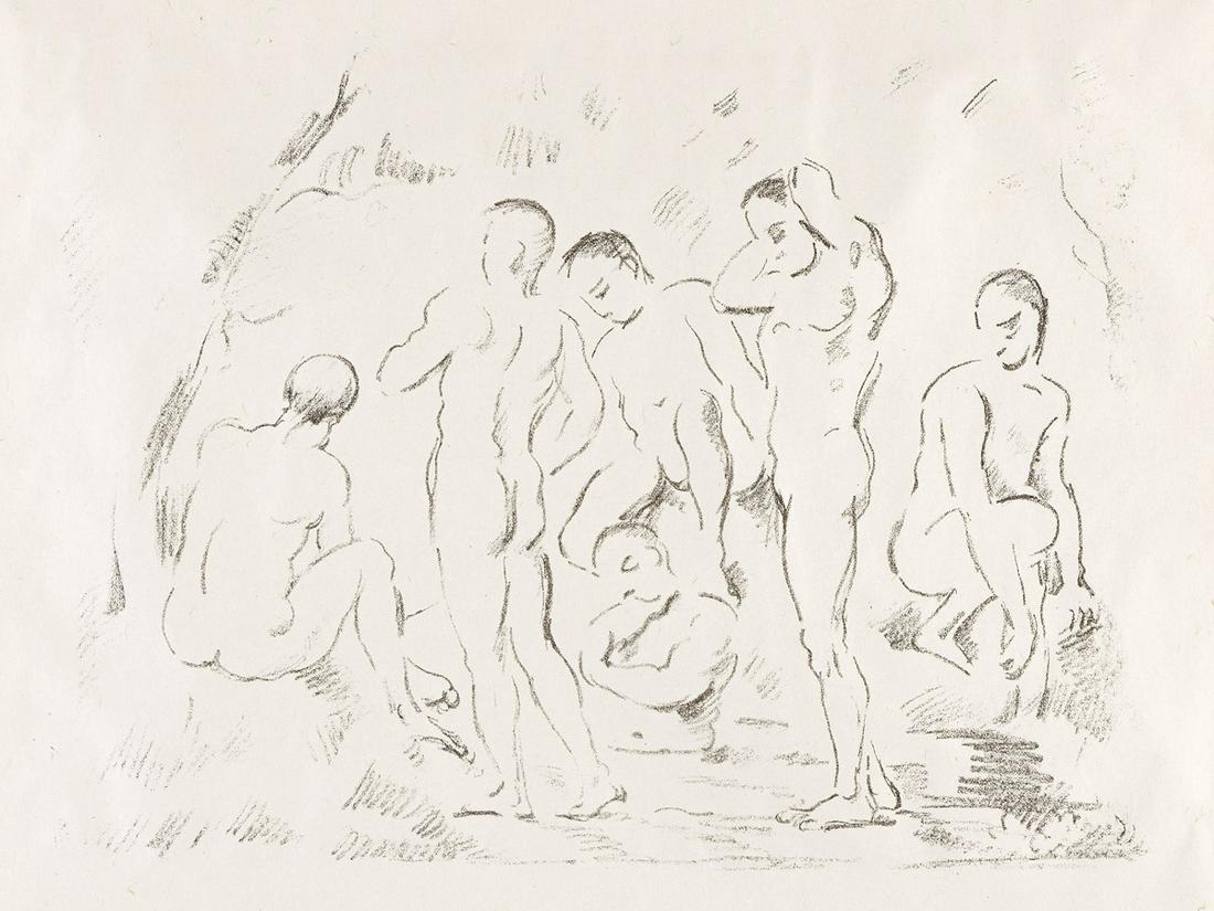 PAUL CÉZANNE Les Baigneurs (petite planche). (1 of 1)