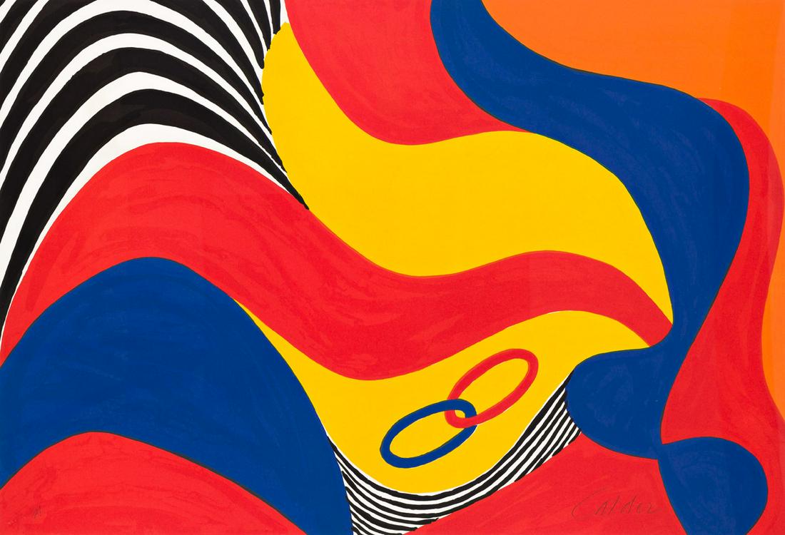 ALEXANDER CALDER Flying Colors (Plate X). (1 of 1)