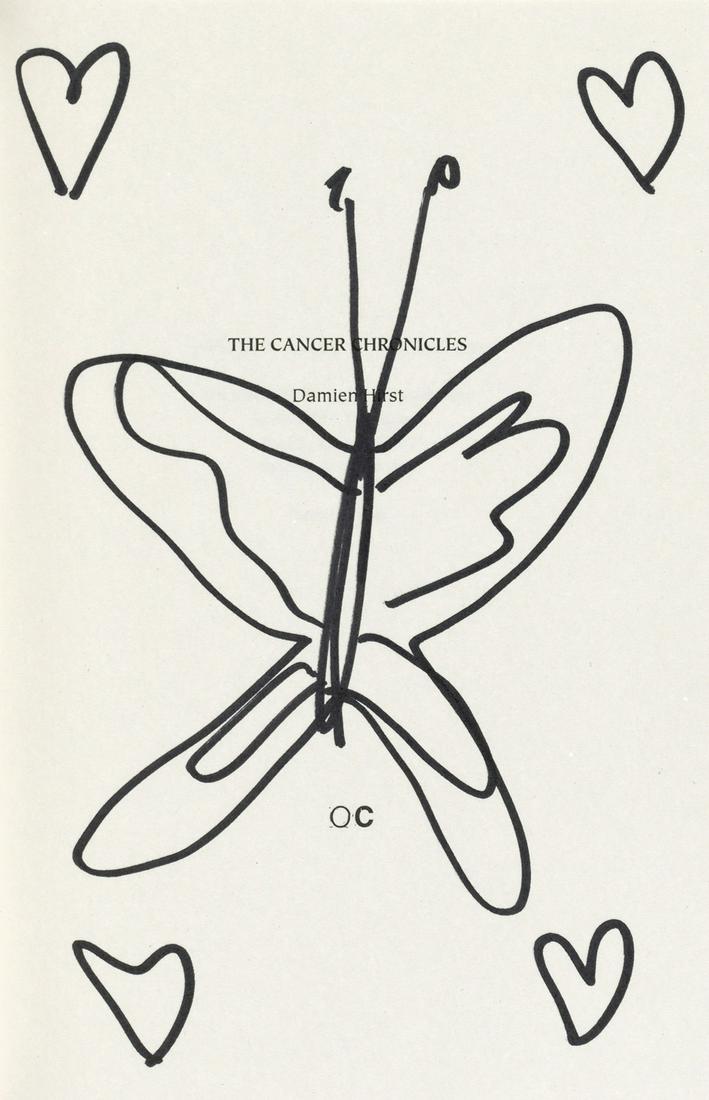 DAMIEN HIRST Two felt-tip pen and ink drawings. (1 of 3)