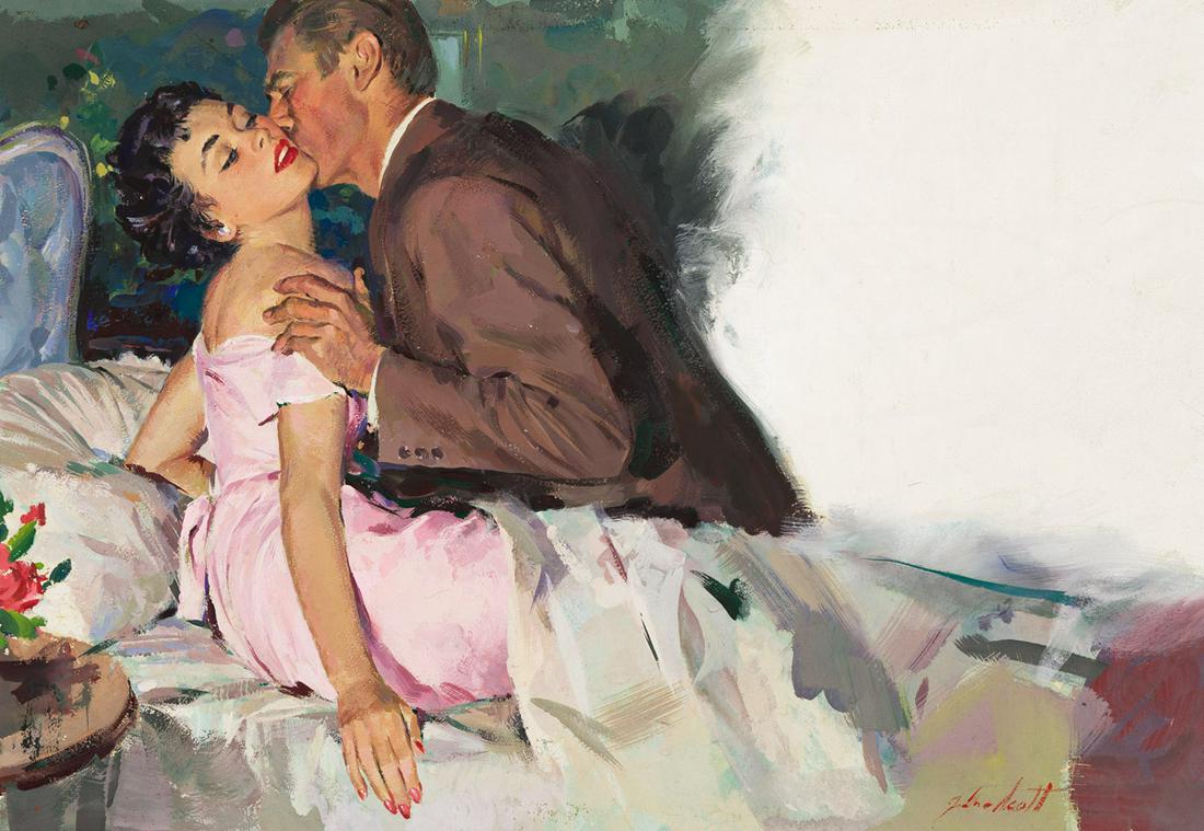 JOHN WALTER SCOTT (1907-1987) Passionate Embrace. (1 of 1)