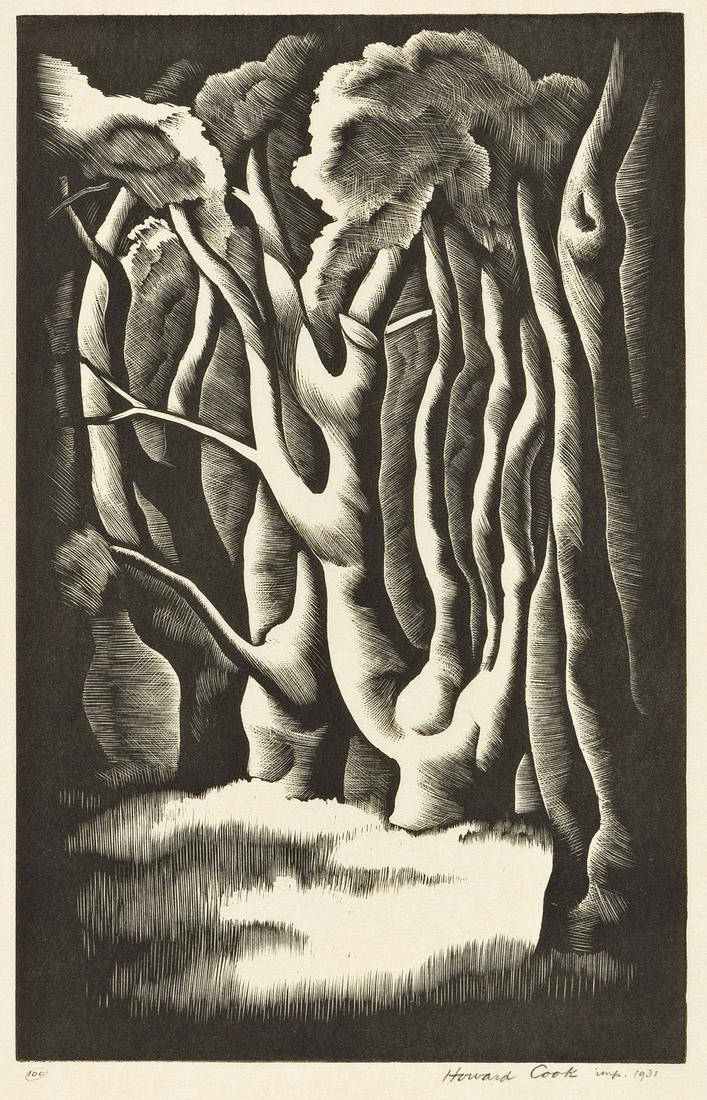 HOWARD COOK (1901-1980) The Checkerboard. (1 of 2)