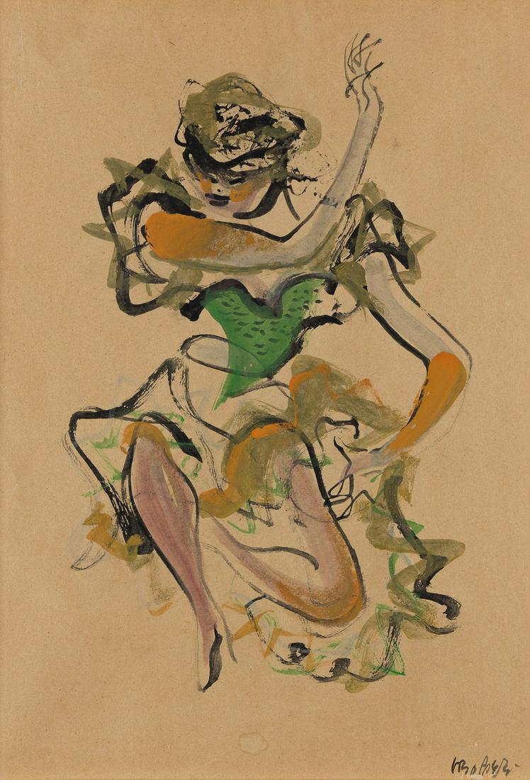 WILLIAM GROPPER (1897-1977) Untitled (Dancer). (1 of 1)