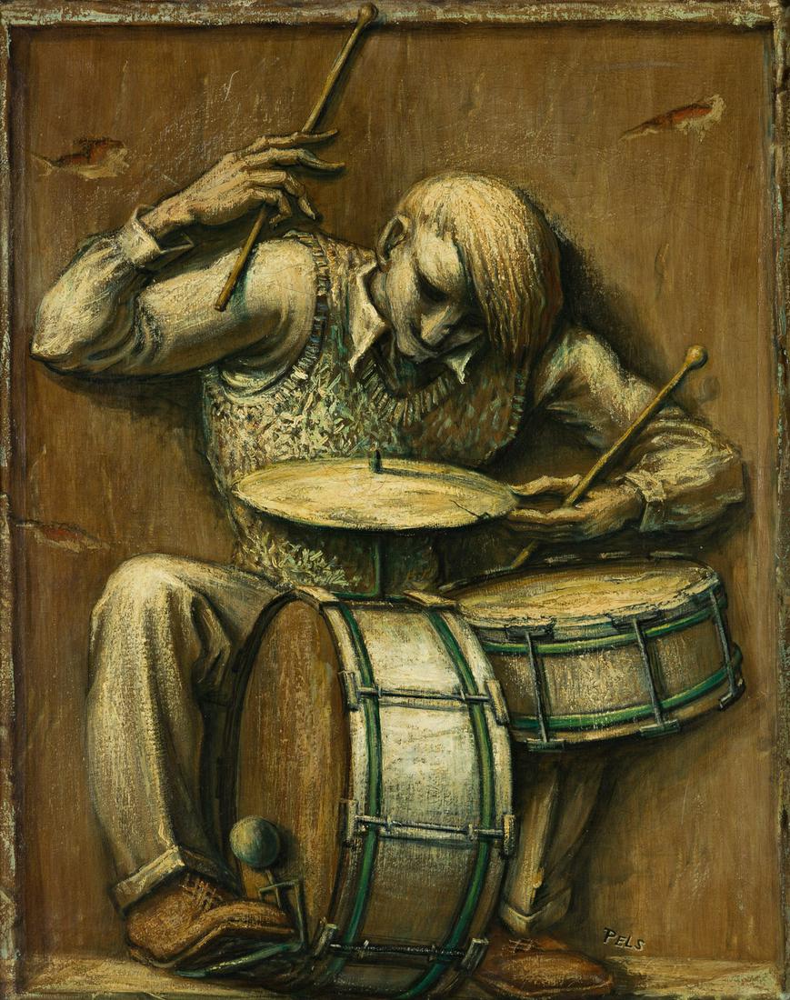 ALBERT PELS (1910-1998) Downbeat.: ALBERT PELS (1910-1998) Downbeat. Oil on canvas. 762x610 mm; 30x24 inches. Signed, Pels, lower right. Provenance: Estate of the artist; thence by descent to the current owner. Exhibited: Laurel Galler