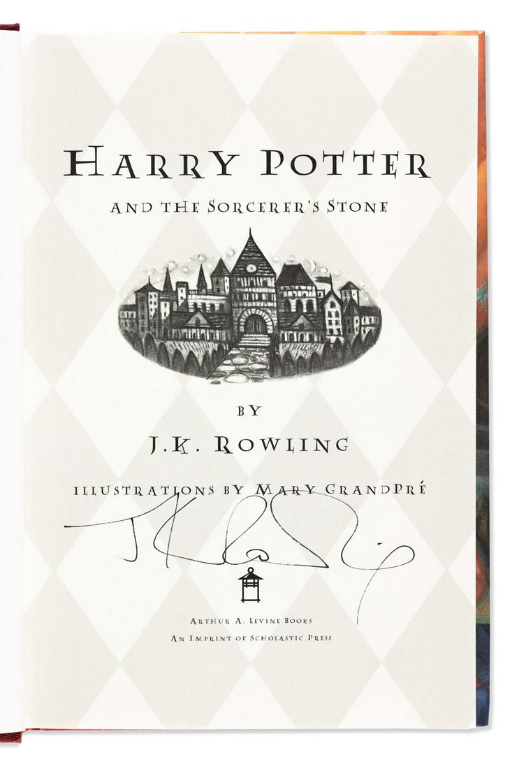 ROWLING, J.K. Harry Potter and the Sorcerer's Stone. (1 of 1)