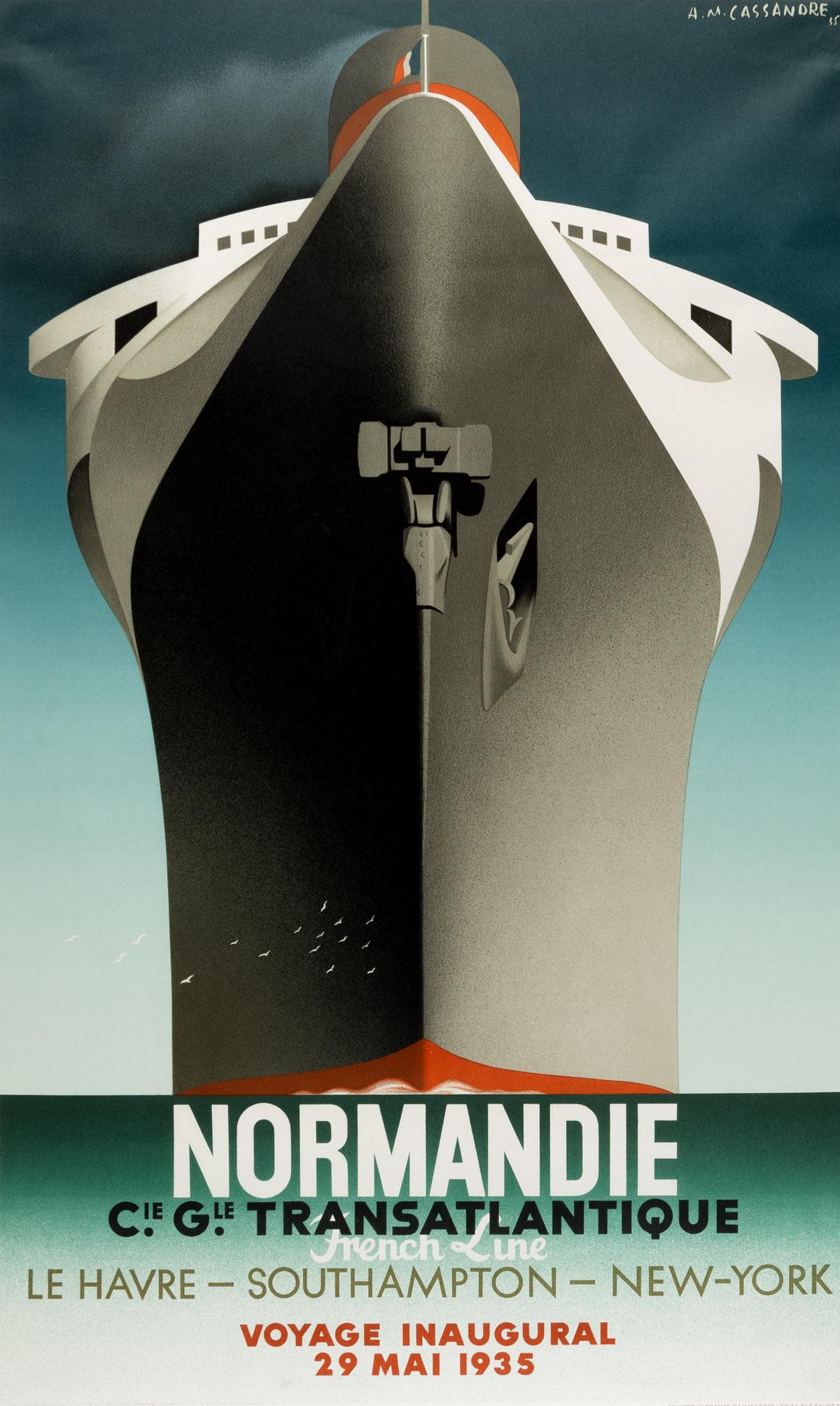 ADOLPHE MOURON CASSANDRE (1901-1968).  NORMANDIE. 1979. (1 of 1)