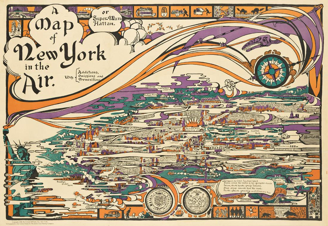 MÉLANIE ELISABETH LEONARD (1868-1933).  A MAP OF (1 of 1)