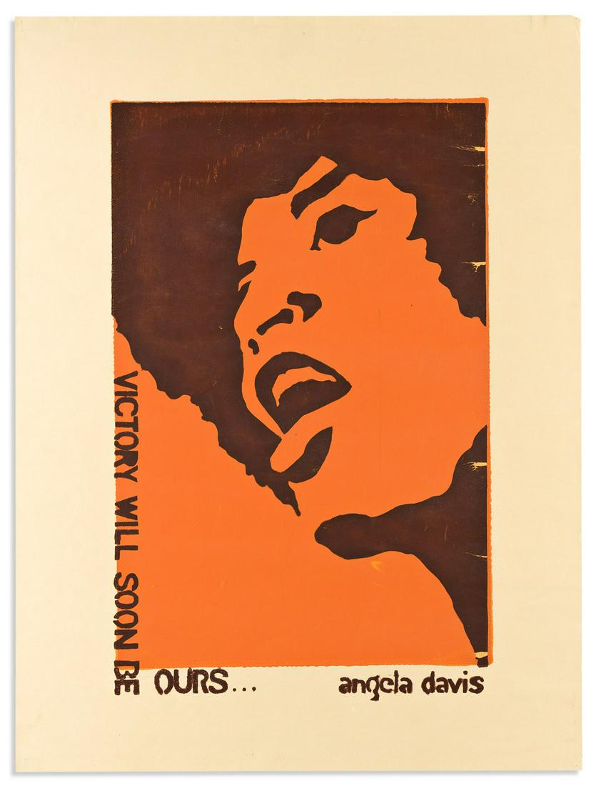 (BLACK PANTHERS.) Victory Will Soon Be Ours . . . Angela Davis. (1 of 1)
