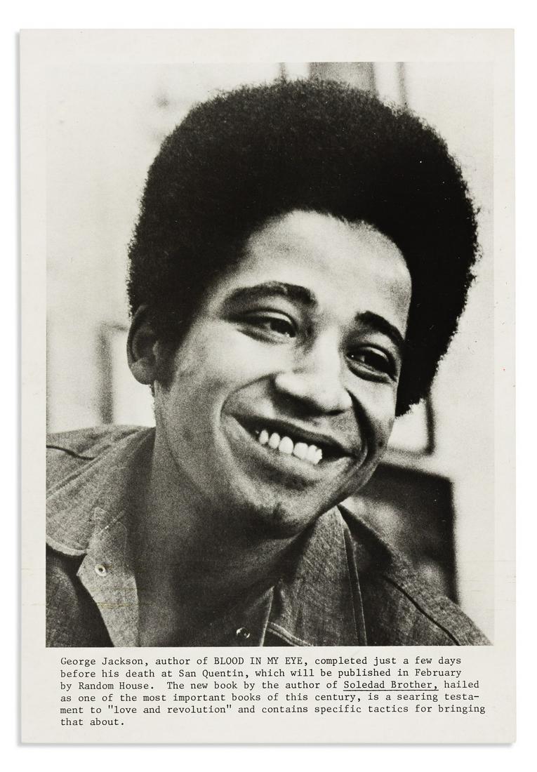 (BLACK PANTHERS.) Group of 6 press photos relating to George Jackson of the Soledad Brothers and San (1 of 1)