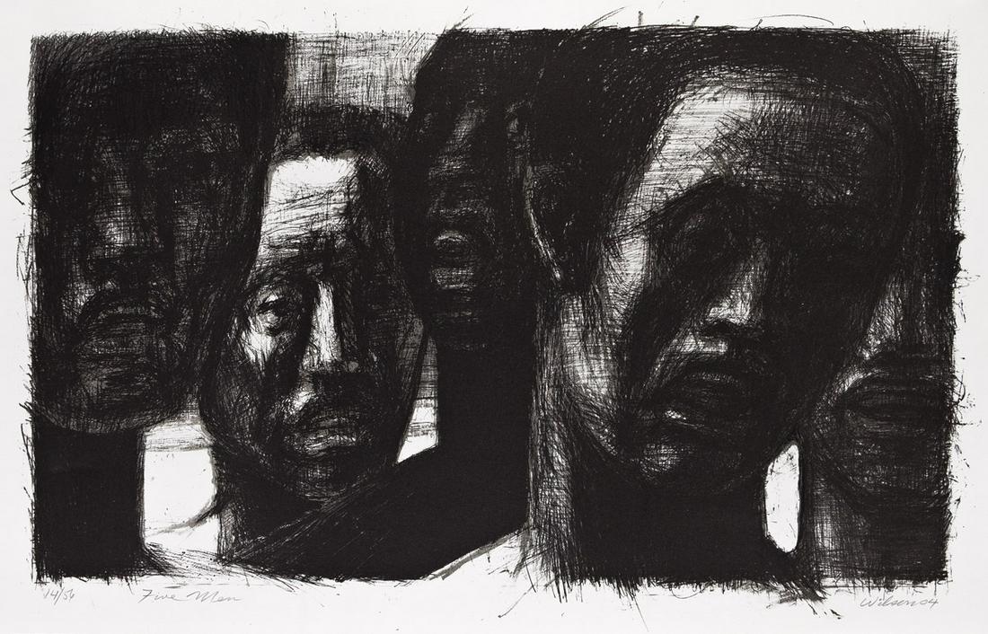 JOHN WOODROW WILSON (1922 - 2015) Five Men. (1 of 1)