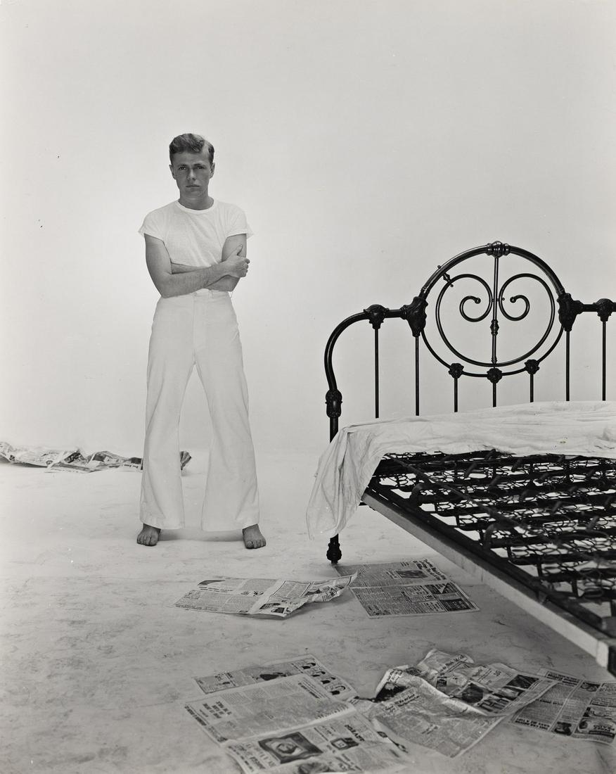 GEORGE PLATT LYNES (1907-1955) Ralph Pomeroy No. 6: GEORGE PLATT LYNES (1907-1955) Ralph Pomeroy No. 6 Silver print, the image measuring 7x9½ inches (19.4x24.1 cm.), with Lynes' credit stamp and the title in ink on verso. Circa 1950 From the Estat
