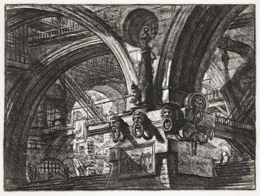 GIOVANNI B. PIRANESI The Pier with a Lamp. (1 of 1)