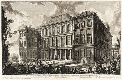 GIOVANNI B. PIRANESI Three etchings from Vedute di Roma. (1 of 3)