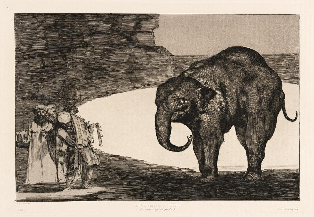 FRANCISCO JOSÉ DE GOYA Los Proverbios: Additional Plates. (1 of 4)