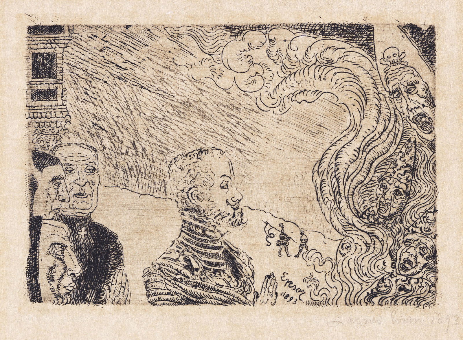 JAMES ENSOR Auto-da-fé. (1 of 1)