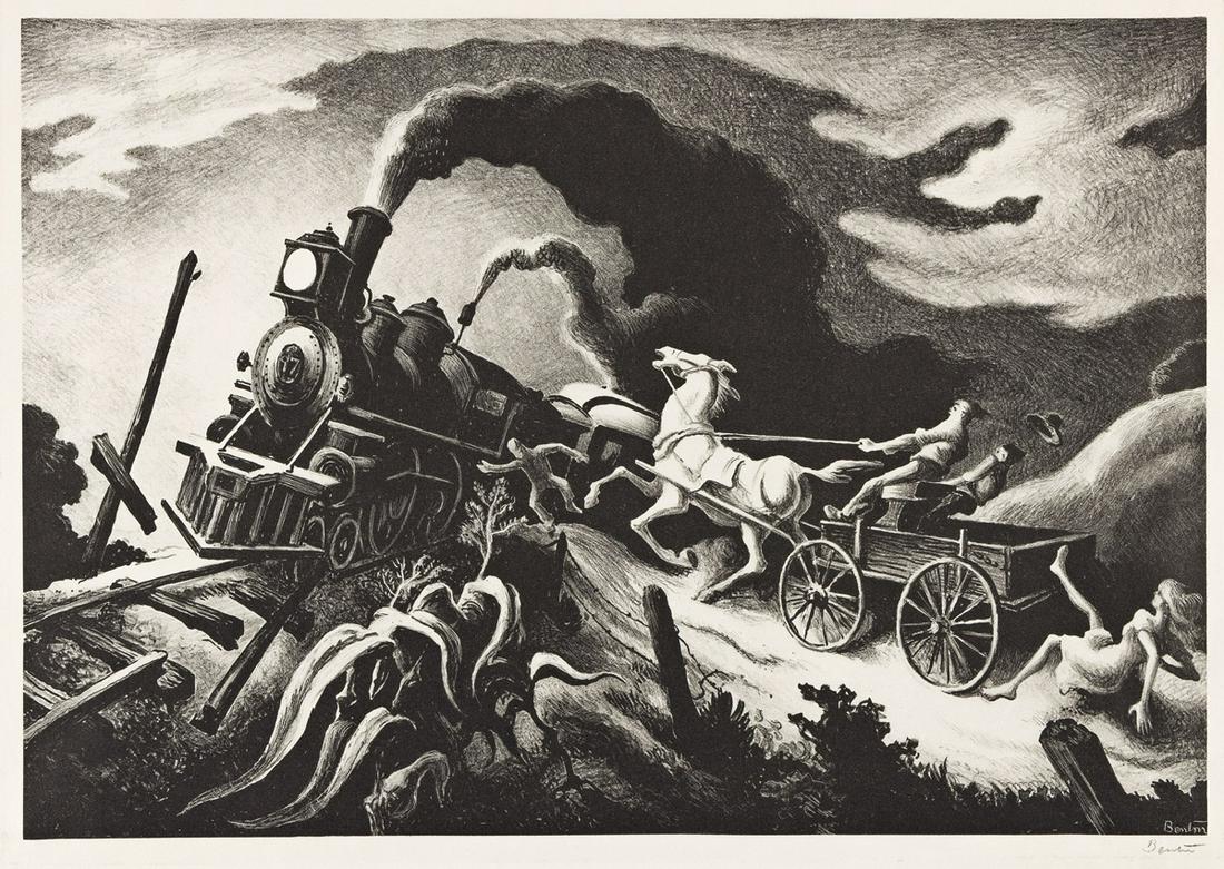 THOMAS HART BENTON Wreck of the Ol'97. (1 of 1)