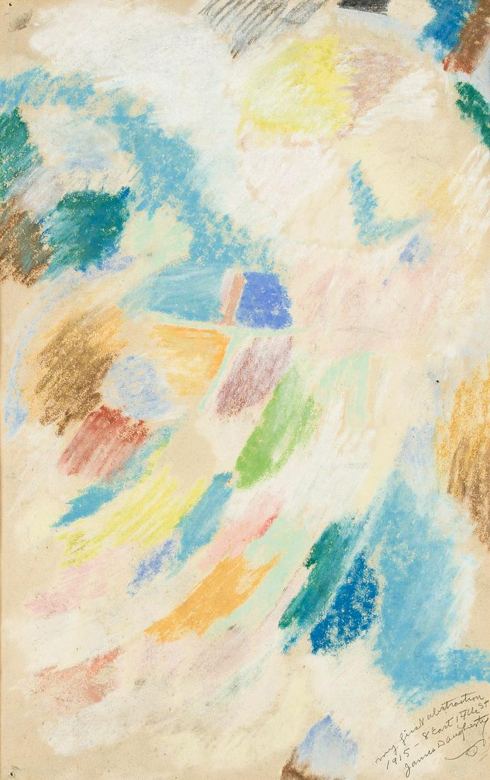 JAMES DAUGHERTY (1887 - 1974, AMERICAN) Untitled, (My First Abstraction). (1 of 1)
