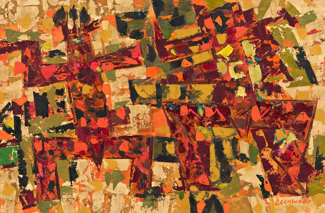 WARD LOCKWOOD (1894 - 1963, AMERICAN) Battle. (1 of 1)