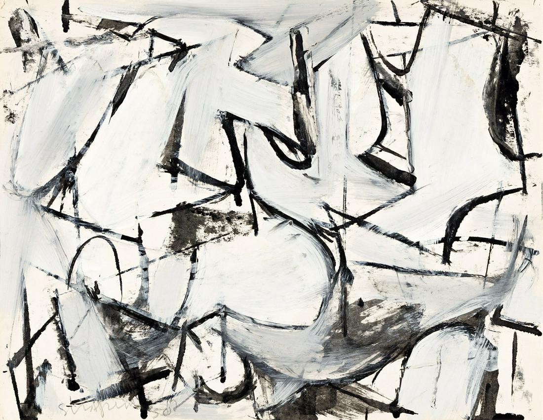 HAROLD SHAPINSKY (1925 - 2004, AMERICAN) Untitled, (#89). (1 of 1)