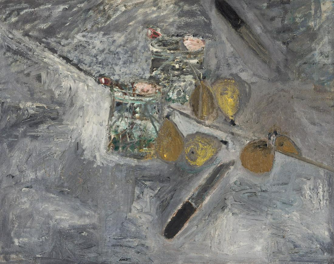 GANDY BRODIE (1925 - 1975, AMERICAN) Fruit Before a Mirrow. (1 of 1)