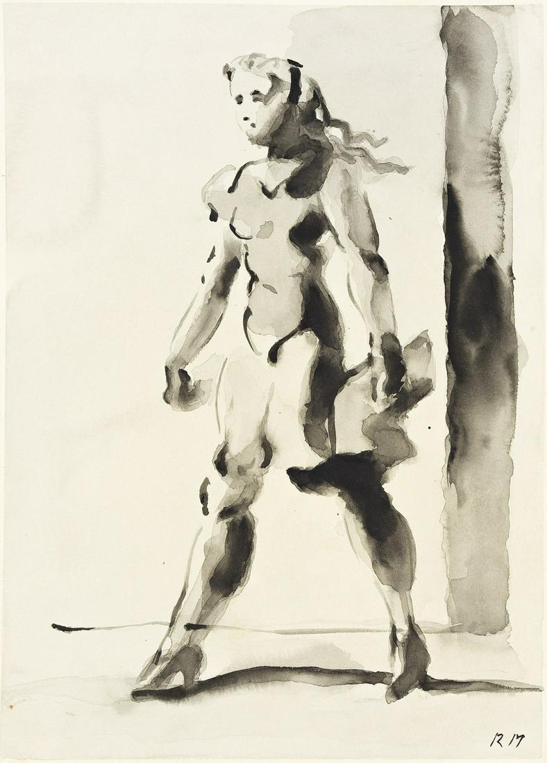 REGINALD MARSH Woman Walking. (1 of 1)