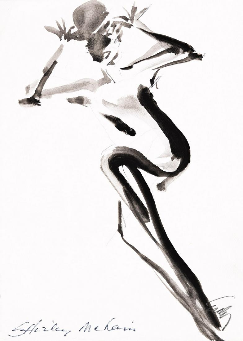 JOE EULA (1925-2004) Shirley MacLaine. (1 of 3)